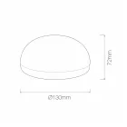 Tragbare 1W LED-Tischlampe mit USB-Aufladung 2 Stück - Zecchino Viadurini