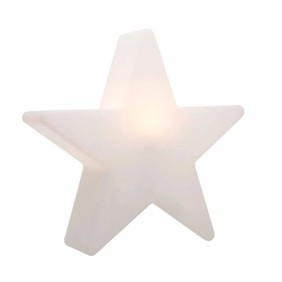 Polyethylen Solar oder LED Star Design Tischlampe - Ringostar Viadurini