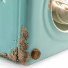 Industriestil Tischlampe aus Keramik und Eisen Valerie Viadurini