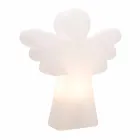 Weiße Stehleuchte E27, LED oder Solar Angel Modernes Design - Angelostar Viadurini