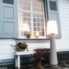 Farbige Stehlampe LED, Solar oder E27 Design Outdoor und Indoor - Fungostar Viadurini