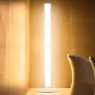 Stehlampe mit Lampenschirm aus weißem Polyethylen Made in Italy - Asturien Viadurini