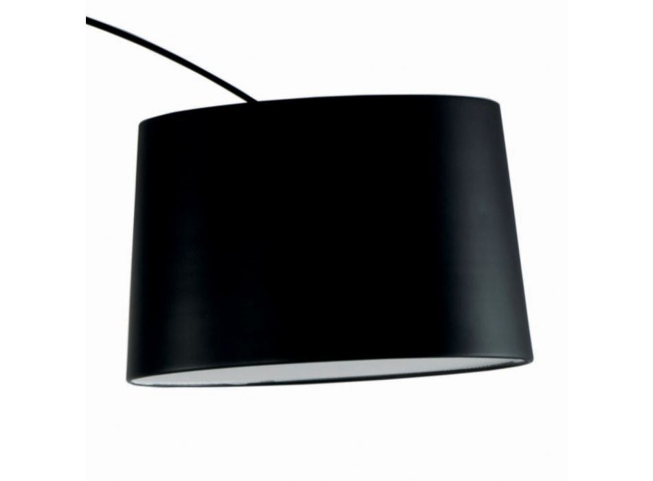Stehlampe mit schwarzem Carbon-Stiel, hergestellt in Italien – Terni Viadurini