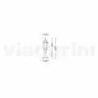 Anika Garten Aluminium Stehleuchte made in Italy Viadurini