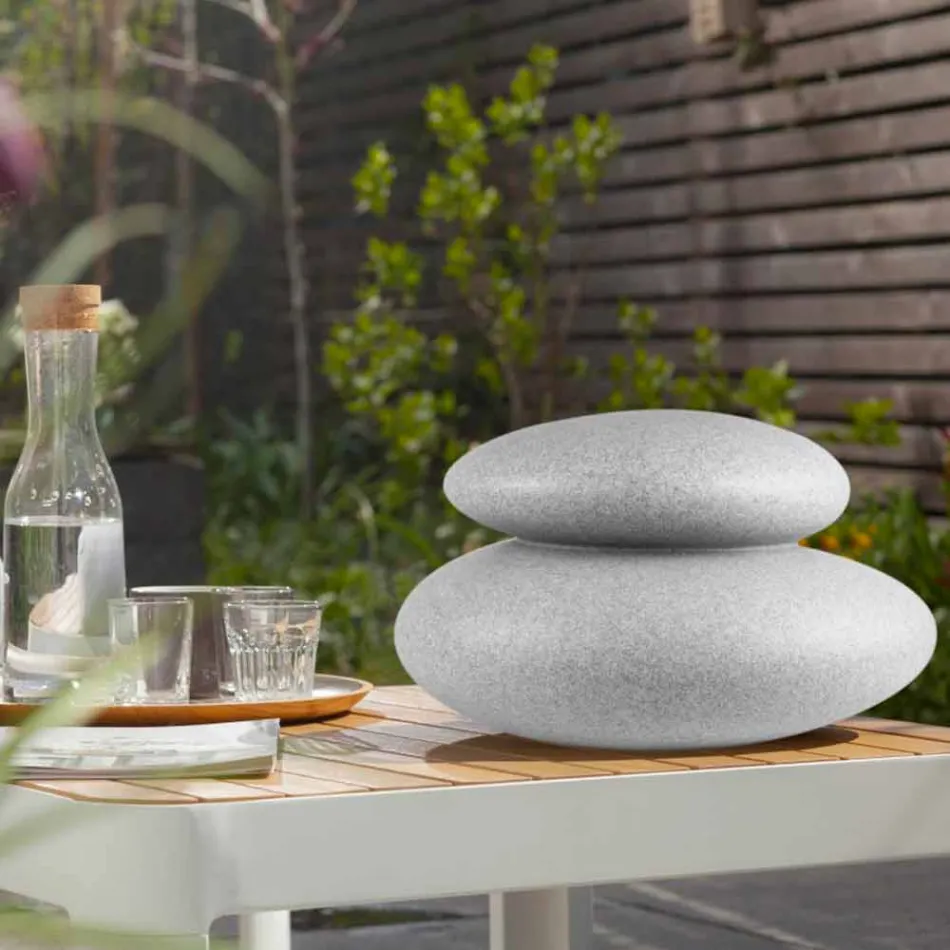 Stehlampe für Innen oder Außen von modernem Naturdesign - Sassostar Viadurini