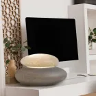 Stehlampe für Innen oder Außen von modernem Naturdesign - Sassostar Viadurini