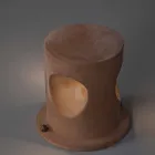 Stehleuchte, modernes Design mit 3 Leuchten, U-Boot - Toscot Viadurini