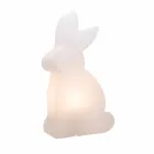 Design Stehleuchte, weißes Kaninchen für drinnen und draußen - Conigliostar Viadurini