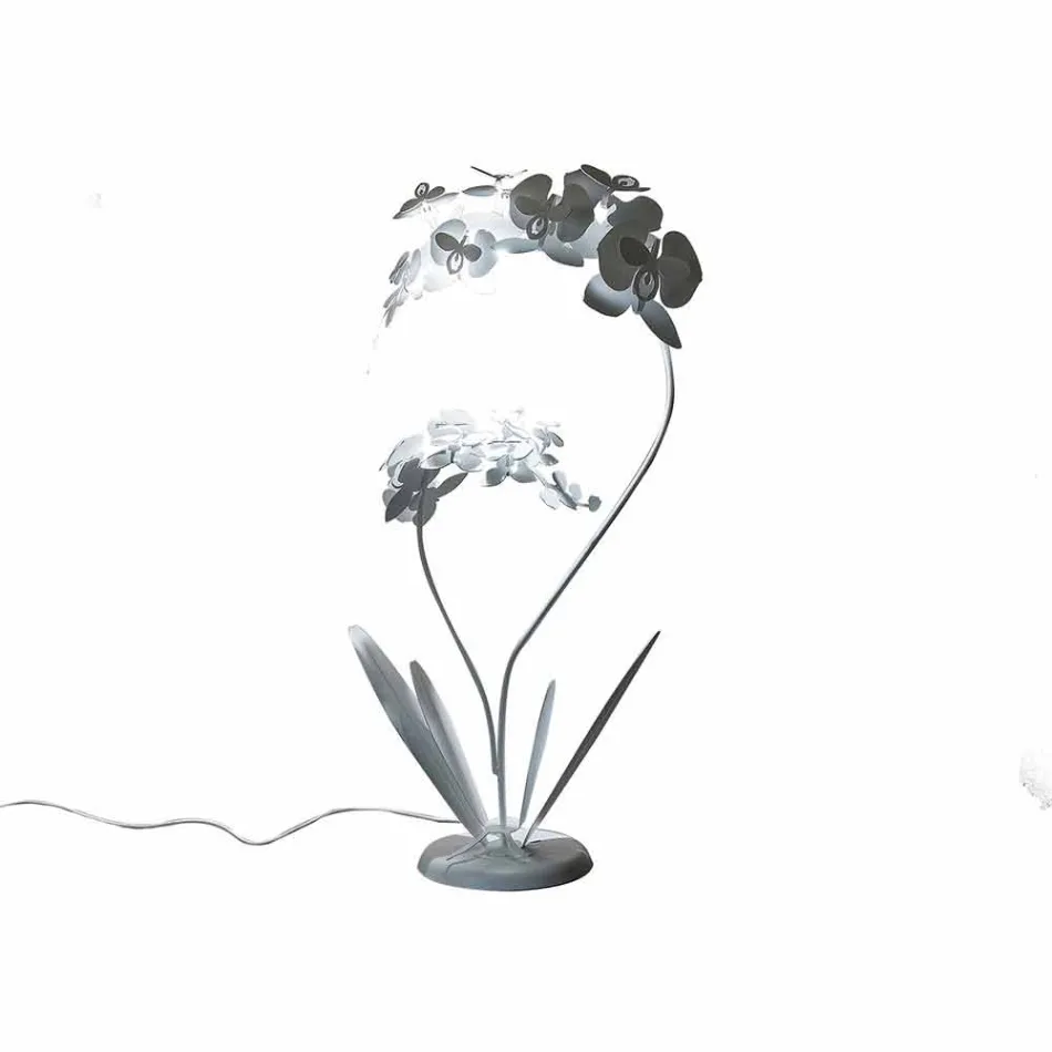 Modernes Design Eisen Stehlampe Made in Italy - Amorpha Viadurini