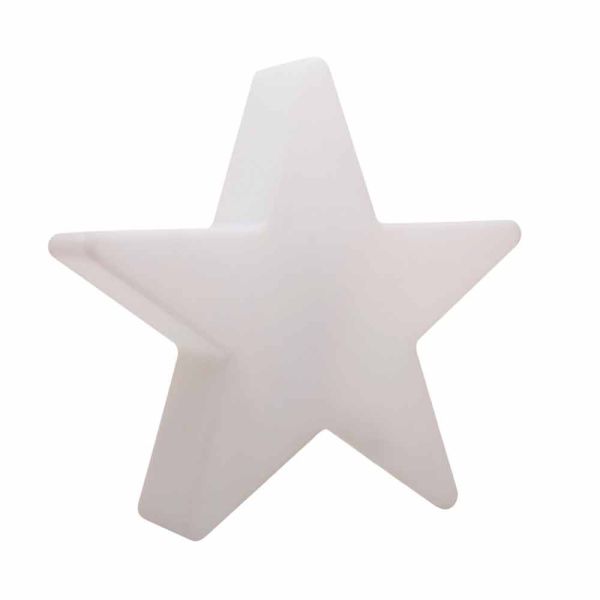 Stehlampe in weißer oder roter sternform, modernes design - ringostar