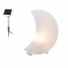 Mondform Stehlampe aus Kunststoff 2 Größen Modernes Design - Lunastar Viadurini