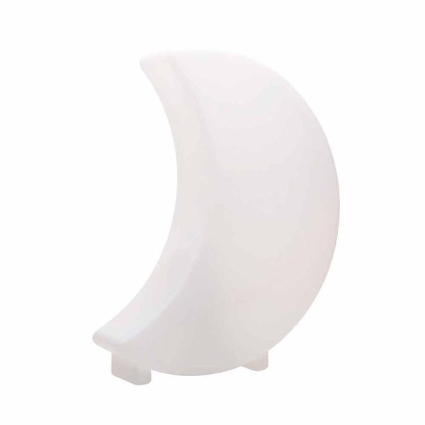 Mondförmige stehlampe modernes design aus polyethylen - lunastar