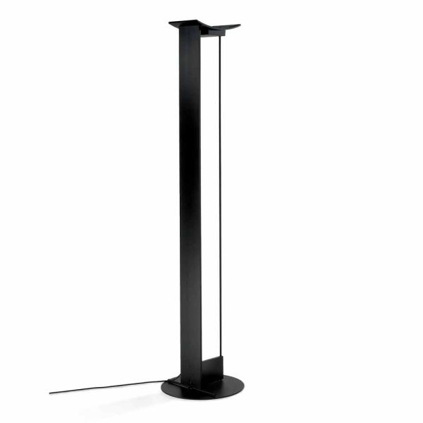Stehlampe mit integrierter led aus lackiertem metall made in italy - indra