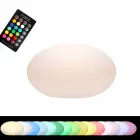 LED-, Solar- oder E27-Stehlampe in farbigem, modernem, ovalem Design - Uovostar Viadurini