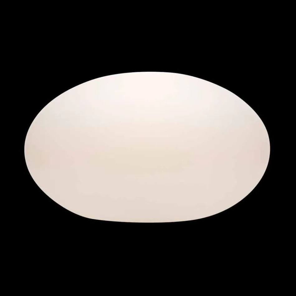 LED-, Solar- oder E27-Stehlampe in farbigem, modernem, ovalem Design - Uovostar Viadurini