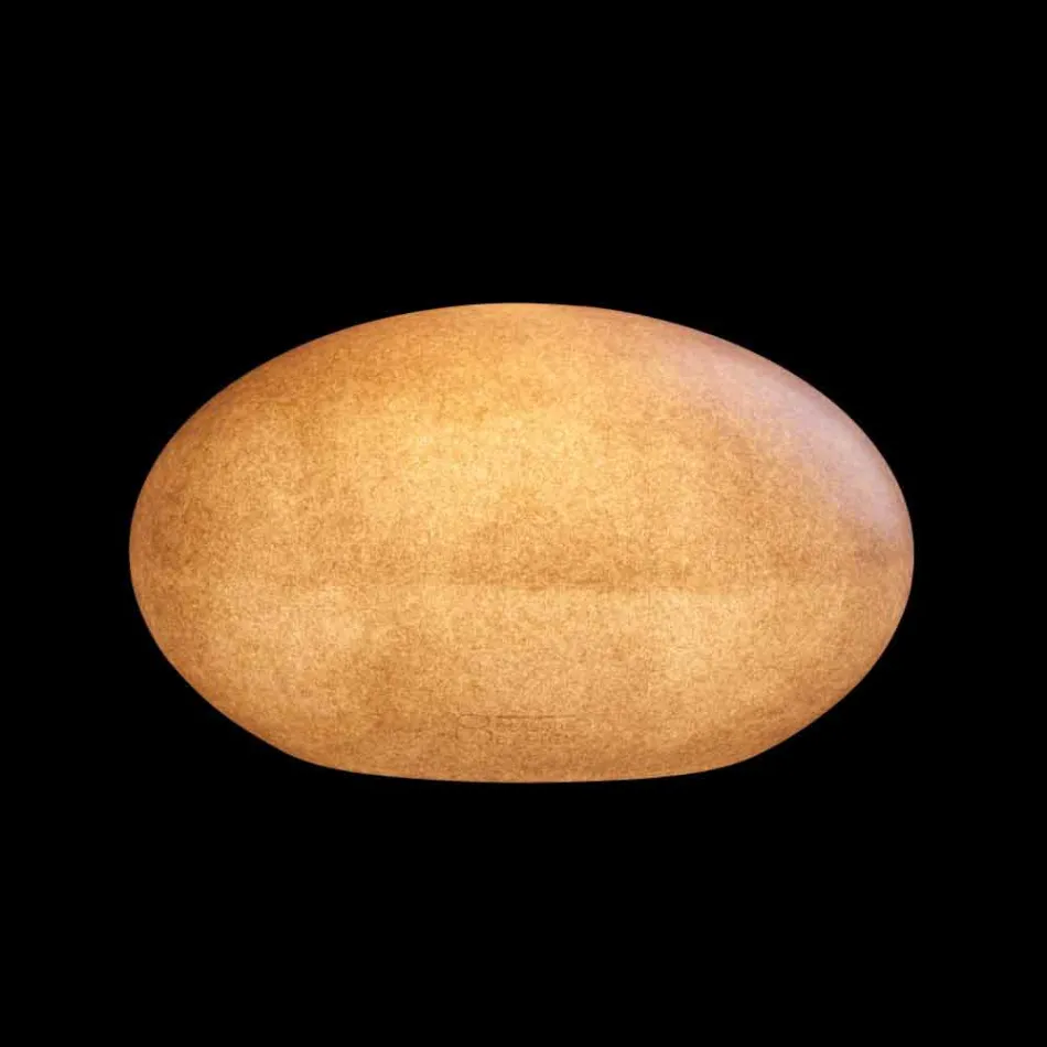 LED-, Solar- oder E27-Stehlampe in farbigem, modernem, ovalem Design - Uovostar Viadurini