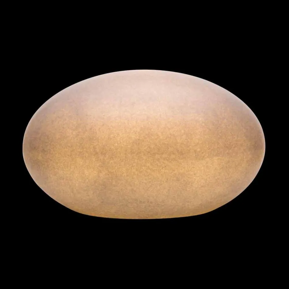 LED-, Solar- oder E27-Stehlampe in farbigem, modernem, ovalem Design - Uovostar Viadurini