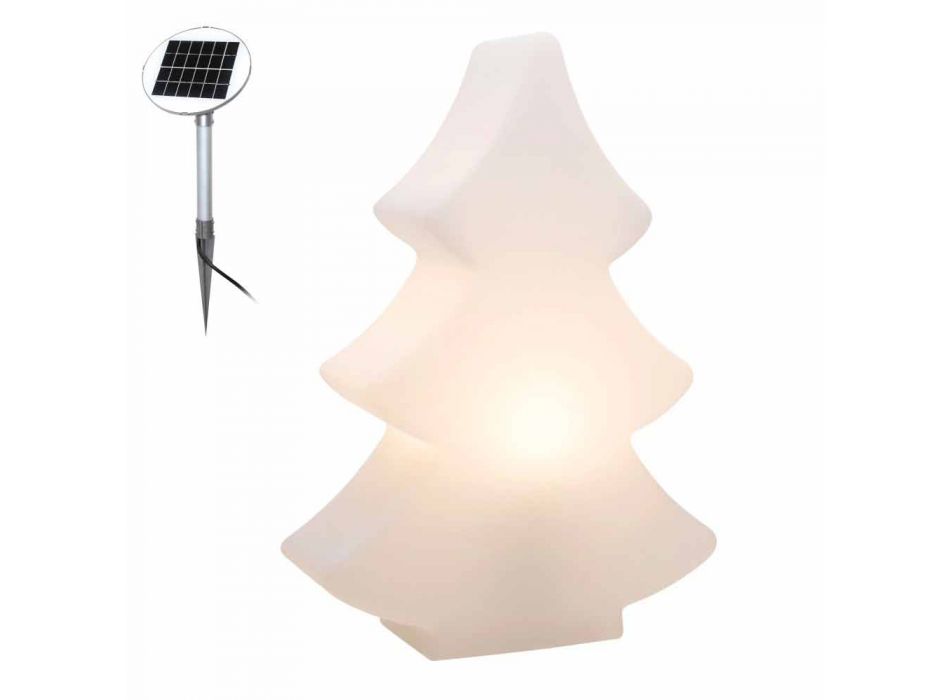 Stehlampe LED, Solar oder E27 in Kunststoff Weihnachtsdesign - Alberostar Viadurini