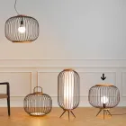 Modernes Design Stehlampe aus Stahl Ø48xh.52 cm Leira Viadurini