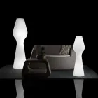 Reyes Outdoor-Stehleuchte aus Polyethylen mit LED-Beleuchtung, hergestellt in Italien Viadurini
