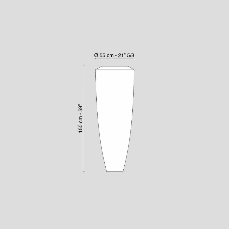Stehlampe Außen Ldpe Design Led Big Haubitze Viadurini