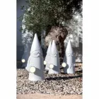 LED-Stehlampe im Freien in weißem Technopolymer Modernes Design - Nano Viadurini