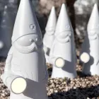 LED-Stehlampe im Freien in weißem Technopolymer Modernes Design - Nano Viadurini