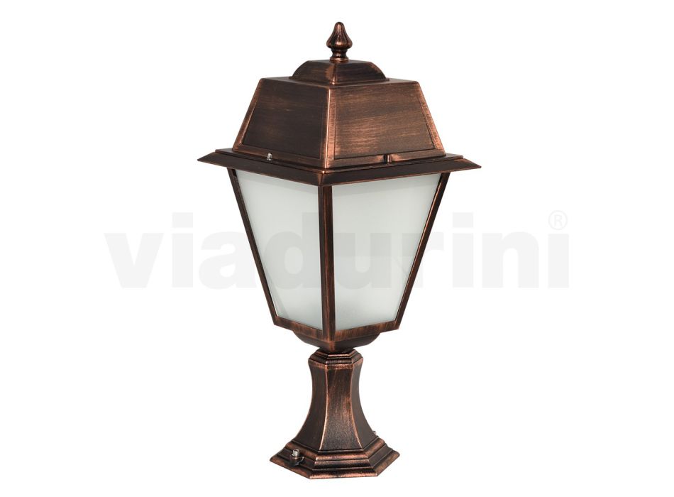 Vintage-Stehlampe für den Außenbereich aus Aluminium, hergestellt in Italien – Doroty Viadurini