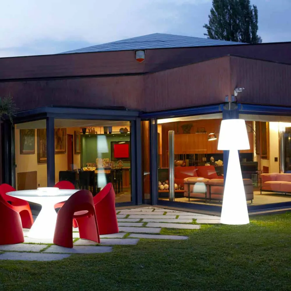 Indoor Stehleuchte Slide Pivot hellweiß hergestellt in Italien Viadurini