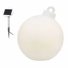 Innen- oder Außendekor Lampe Roter, weißer Weihnachtsball - Pallastar Viadurini