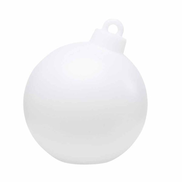 Innen- oder außendekor lampe roter, weißer weihnachtsball - pallastar