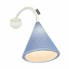 Designer Wandleuchte In-es.artdesign Jazz A Stripe farbige Wolle Viadurini