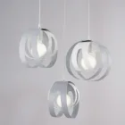 Aries – Eine in Italien gefertigte Designerlampe aus Glas und Metall für stilvolles Dekor – Aries Viadurini