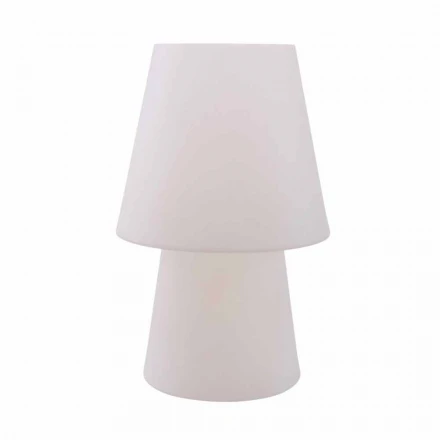 Moderne Designlampe für drinnen oder draußen aus farbigem Kunststoff - Fungostar Viadurini