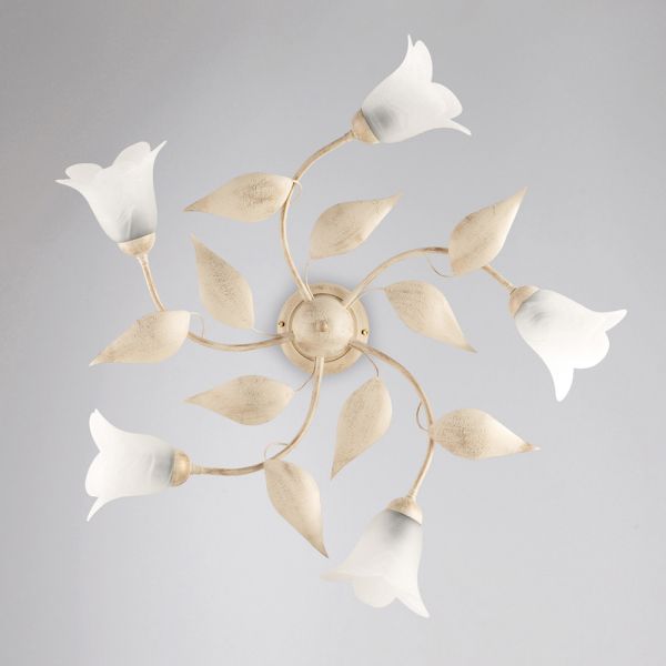 Elegante lampe aus glas und metall, hergestellt in italien, für anspruchsvolle interieurs – sirio
