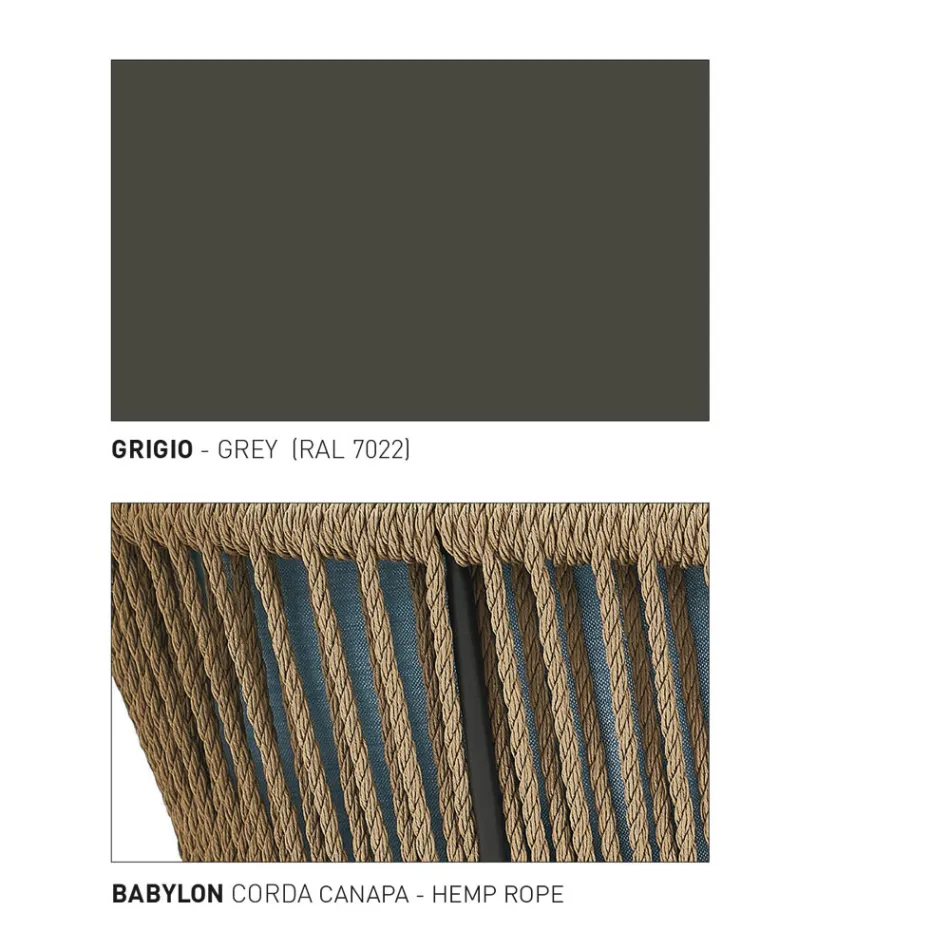 Gartenlampe aus Aluminium und Faser Made in Italy - Cricket von Varaschin Viadurini