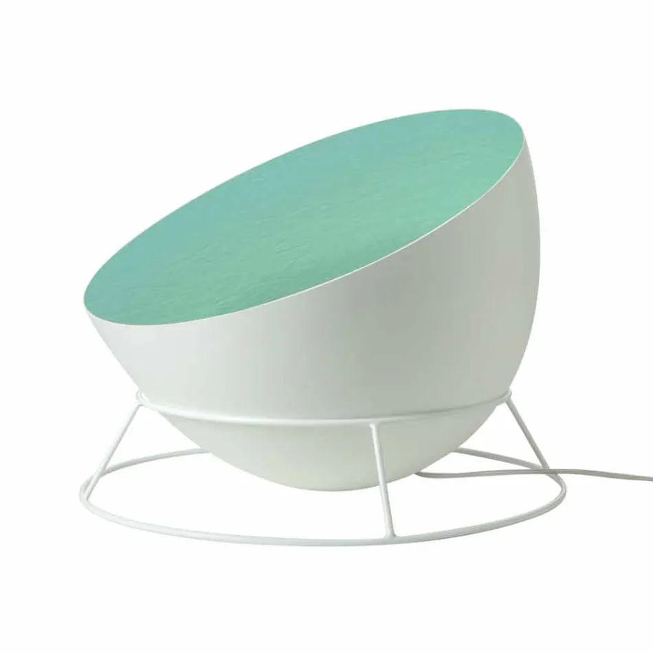 In-es.artdesign H2o F farbige Stehleuchte aus Stahl und Nebel Viadurini