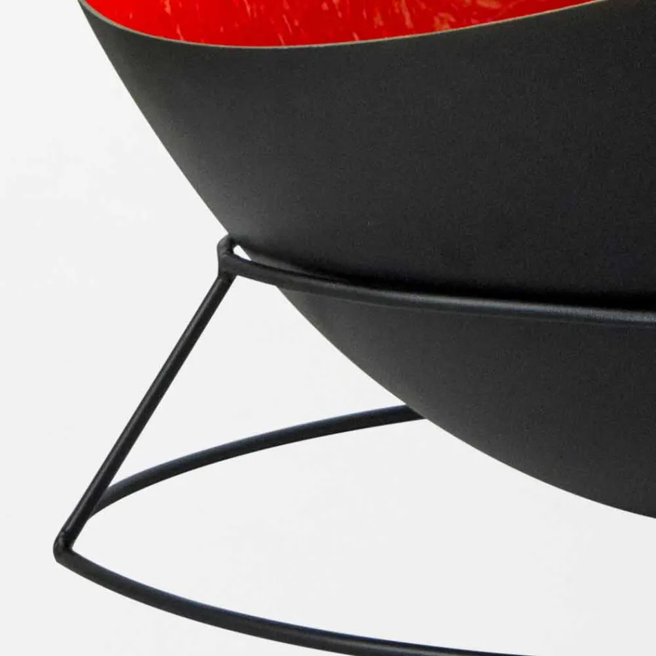 In-es.artdesign H2o F farbige Stehleuchte aus Stahl und Nebel Viadurini