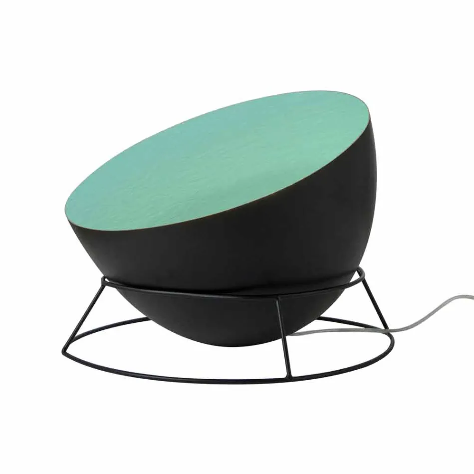 In-es.artdesign H2o F farbige Stehleuchte aus Stahl und Nebel Viadurini