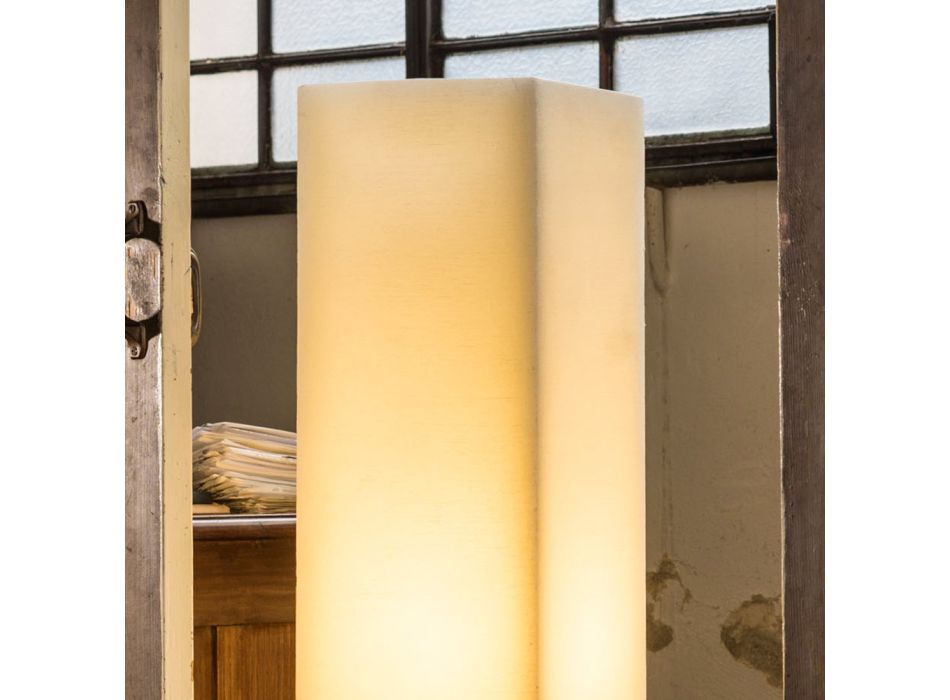 Hochwertige Wachslampe mit Kratzeffekt, hergestellt in Italien – Dalila Viadurini