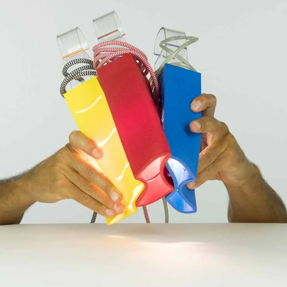 Tischlaprene-Lampe In-es.artdesign Modern Cacio & Pepe Viadurini