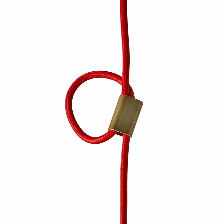 Lampe aus Buchenholz und Hängeleuchte aus Keramik, hergestellt in Italien, Asien Viadurini