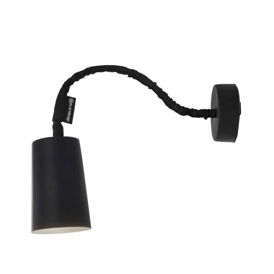 Wandmontierte Kunstharzlampe In-es.artdesign Malen Sie mit einer modernen Platte Viadurini