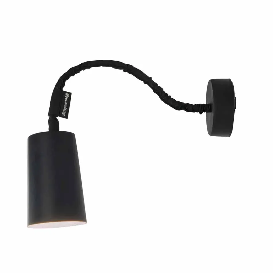 Wandmontierte Kunstharzlampe In-es.artdesign Malen Sie mit einer modernen Platte Viadurini