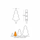 Tisch- / Bodeninnenleuchte Slide Lightree Weihnachtsbaum hergestellt in Italien Viadurini