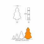 Tisch- / Bodeninnenleuchte Slide Lightree Weihnachtsbaum hergestellt in Italien Viadurini