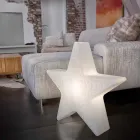 Innen- oder Außenlampe in Weiß, Rot oder Grün, Solar- oder E27-Lampe - Natalestar Viadurini