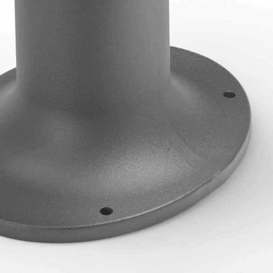 LED-Gartenlampe im grauen oder braunen Gusseisen-Design - Bitta von Il Fanale Viadurini