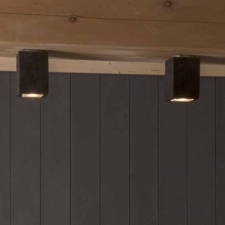 LED-Deckenleuchte aus Terrakotta für den Außenbereich, Smith - Toscot Viadurini