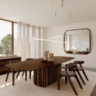Moderne LED-Lampe aus geripptem Glas mit exklusivem Design, hergestellt in Italien – Lys Viadurini